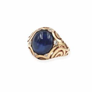 Crivelli Blue Sapphire "CABOCHON" MD0003742NSS