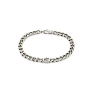 Gucci INTERLOCKING G SILVER BRACELET YBA843736001018