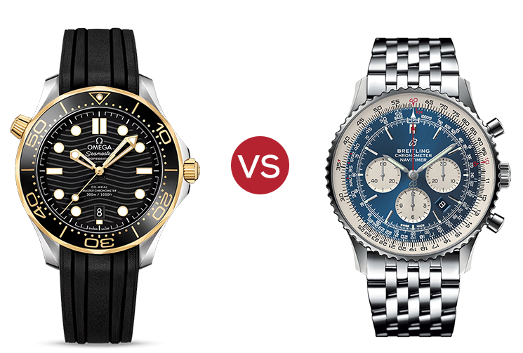 Breitling 2025 versus omega