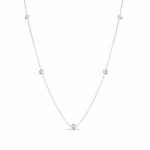 Roberto Coin 5 Station Diamond Necklace 001316AWCHD0 - Berani Jewellery