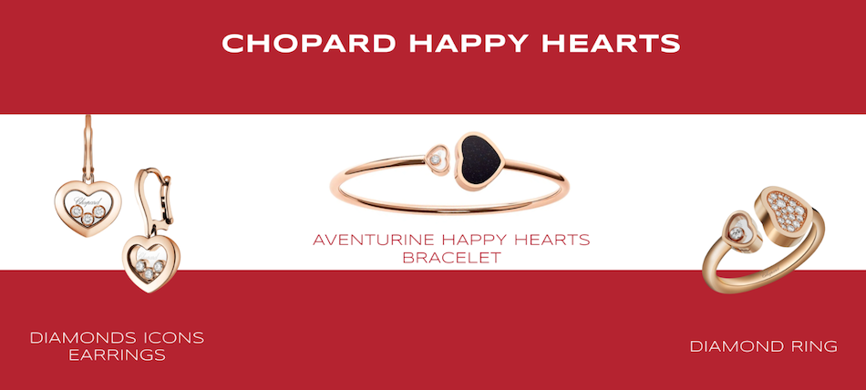 chopard happy hearts gift ideas for valentine's day