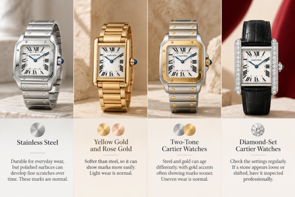 Cartier Watch: Luxury Watch Materials Comparison